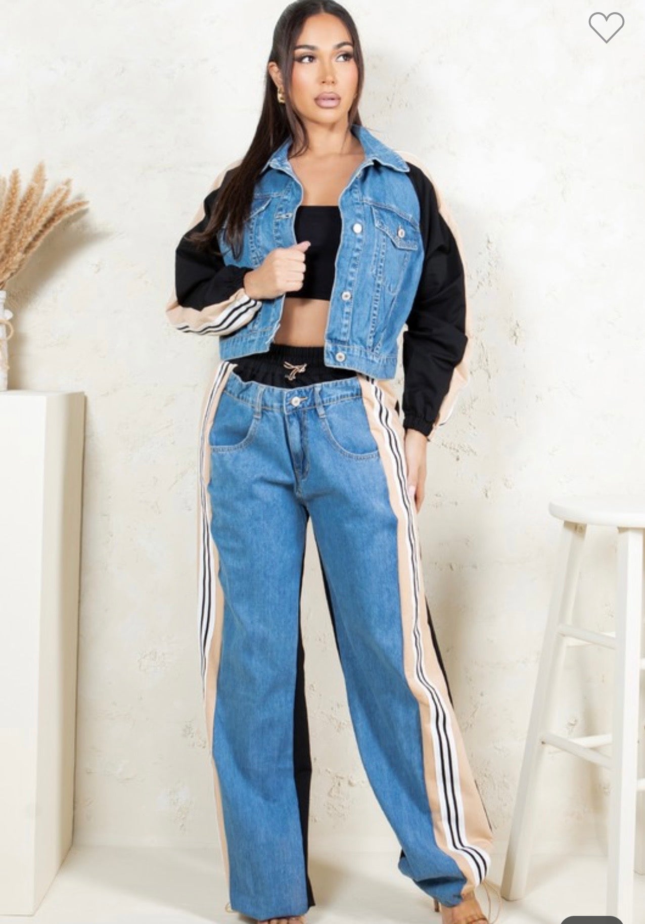 2 piece denim set