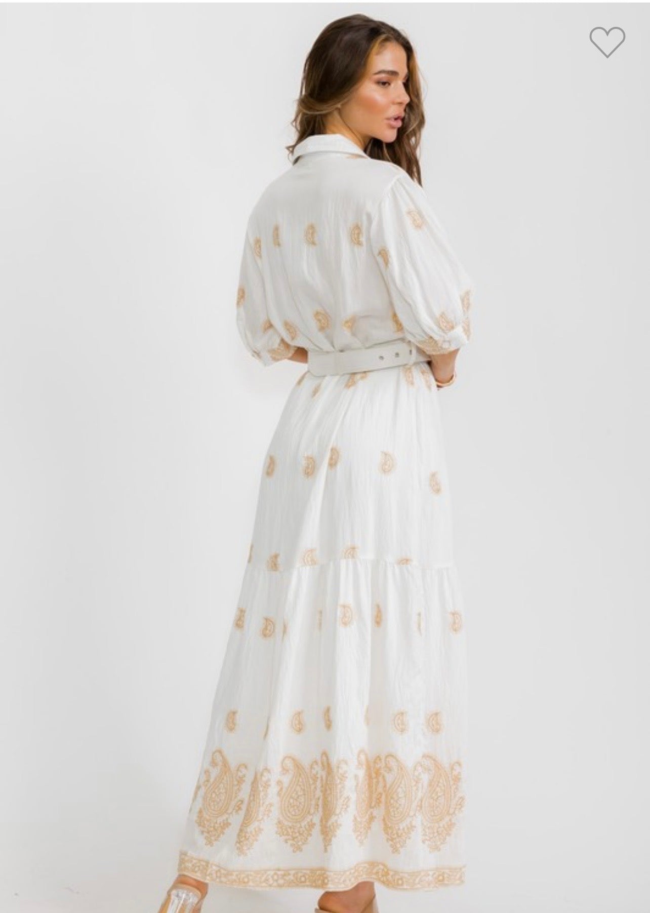 Maxi Dress, Embroidered