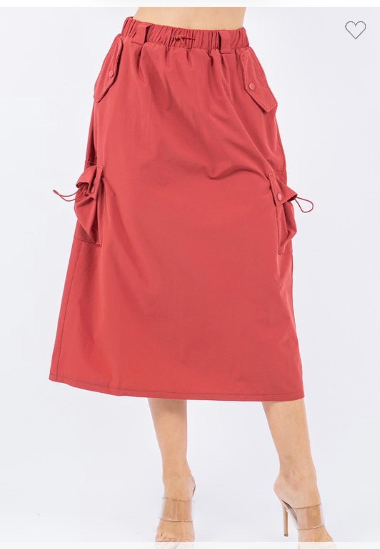 Cargo Midi Skirt