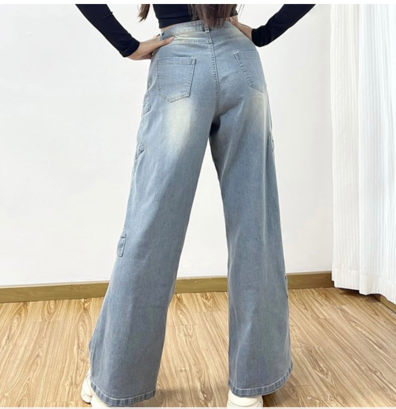 High Rised Full Length Jeans