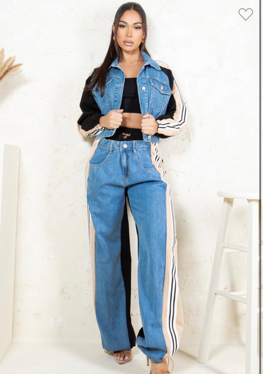 2 piece denim set