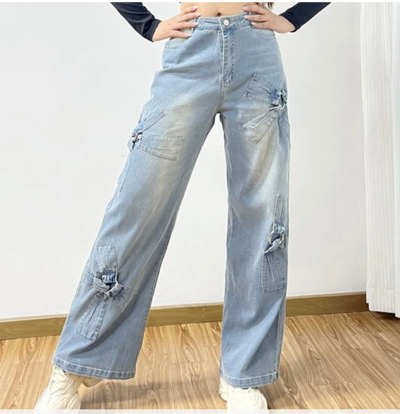 High Rised Full Length Jeans